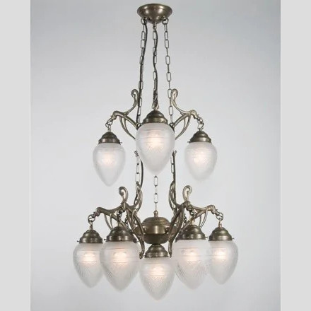 Подвесная люстра Berliner Messinglampen D232-123crB