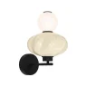 Светильник настенный ST-Luce черный/желтый, опаловый LED 1*8W 3000K SL6134.411.01