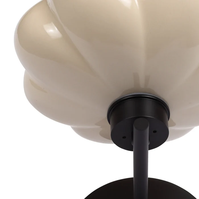 Светильник настенный ST-Luce черный/желтый, опаловый LED 1*8W 3000K SL6134.411.01