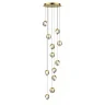 Подвесной светильник Delight Collection MD24001033 MD24001033-12A gold/clear