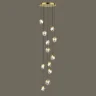 Подвесной светильник Delight Collection MD24001033 MD24001033-12A gold/clear
