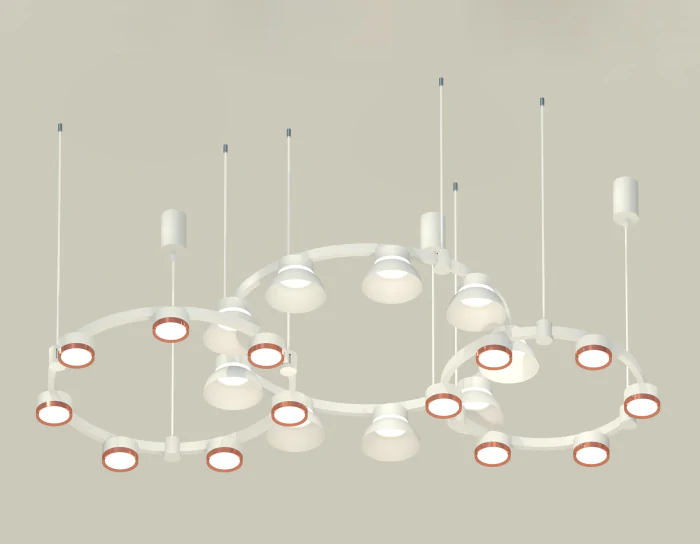 Комплект подвесного светильника Techno Ring с акрилом Ambrella light XR92082020