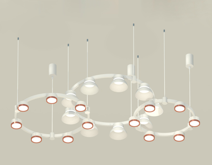 Комплект подвесного светильника Techno Ring с акрилом Ambrella light XR92082020