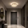 Светильник потолочный ST-Luce Бронза, Прозрачный/Белый алебастр E14 6*40W SL1516.302.06