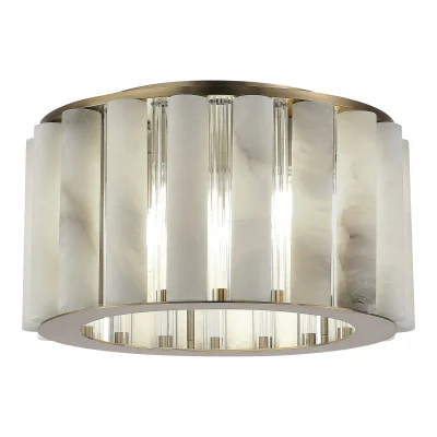 Светильник потолочный ST-Luce Бронза, Прозрачный/Белый алебастр E14 6*40W SL1516.302.06