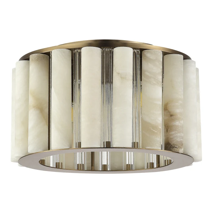 Светильник потолочный ST-Luce Бронза, Прозрачный/Белый алебастр E14 6*40W SL1516.302.06