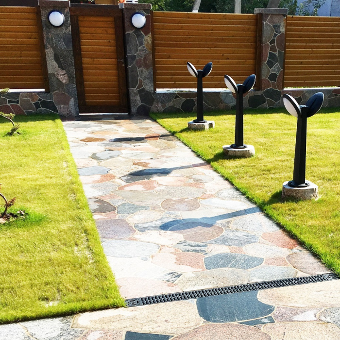 Садовый светильник-столбик наклонный FUMAGALLI GABRI REMI/LUCIA 1L 1R3.613.X20.AYE27