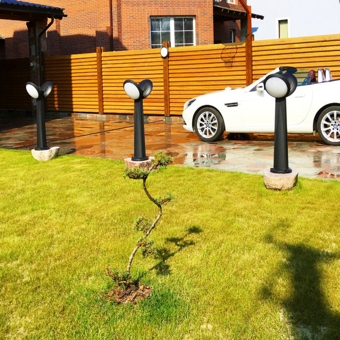 Садовый светильник-столбик наклонный FUMAGALLI GABRI REMI/LUCIA 1L 1R3.613.X20.AYE27