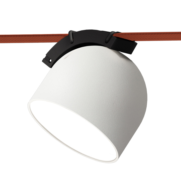 Светильник трековый Белый LED 1*12W 3000K 827Lm Ra90 120 IP20 D100xH107 48V ST451.536.12.2