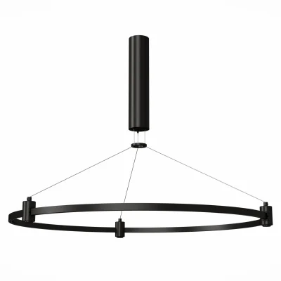 Шинопровод-кольцо FARM с подвесами и основанием под блок питания ST-Luce Черный ST025.413.00