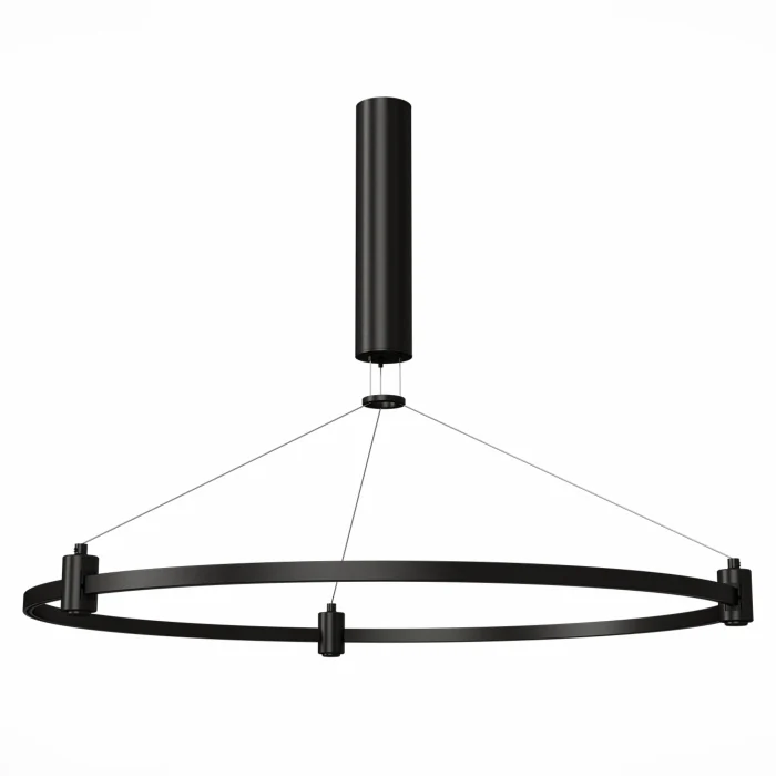 Шинопровод-кольцо FARM с подвесами и основанием под блок питания ST-Luce Черный ST025.413.00