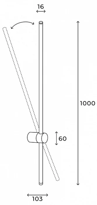 Настенный светильник Hesby Lighting Edge HSBL_0226