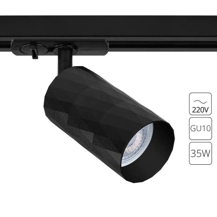 Трековый светильник однофазный Arte Lamp FANG A5560PL-1BK