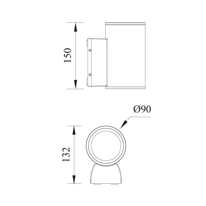Настенный фонарь Natural Concepts Dwell NC-803072-DG