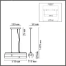 Подвесная люстра Lumion Dana 8004/3A