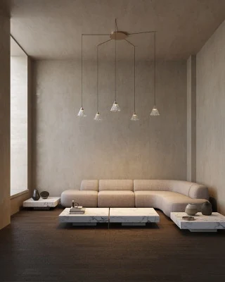 Подвесной светильник Leds C4 15-7593-DL-DO