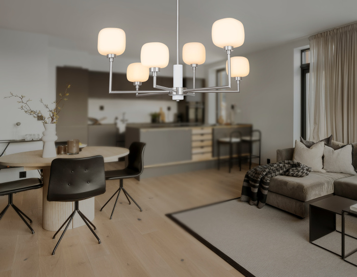 Люстра на штанге с мрамором AMBRELLA light LH53001