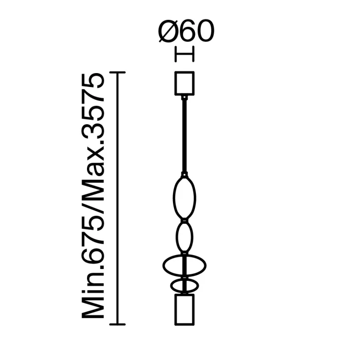 Подвесной светильник Maytoni Monochrome MOD071PL-L8B3K3
