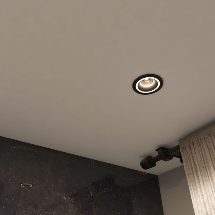 Встраиваемый светильник Denkirs Halo DK2060-BK