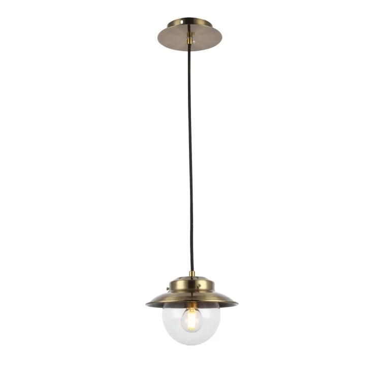 SLE110103-01 Светильник подвесной Античная бронза/Прозрачный E14 1*40W