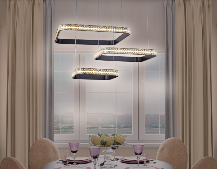 Подвесной светодиодный светильник с пультом Ambrella light FA6166