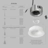 Встраиваемый светильник Denkirs Shine Glow DK2430-WH