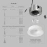 Встраиваемый светильник Denkirs Shine Glow DK2430-WH
