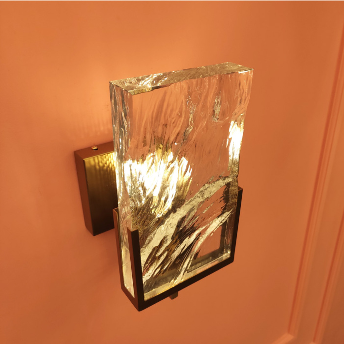 Бра Cloyd MINERAL W1 / выс. 30 см - хрусталь - латунь (арт.20165)