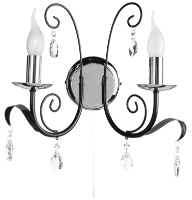 Бра Arte Lamp Romana A1742AP-2BK