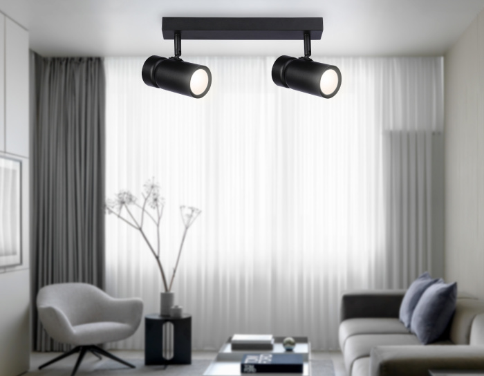 Накладной поворотный спот со сменной лампой GU10 Ambrella light TA13178