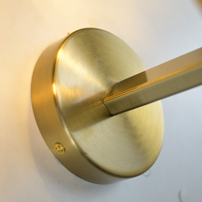 Бра Boule de Cristal Double Sconce Brass ImperiumLoft