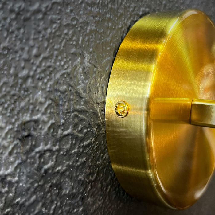 Бра Boule de Cristal Double Sconce Brass ImperiumLoft