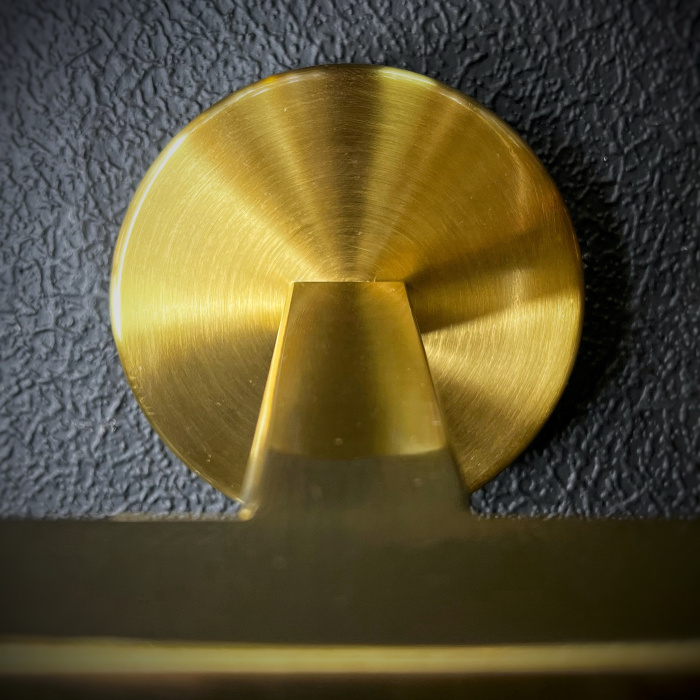 Бра Boule de Cristal Double Sconce Brass ImperiumLoft