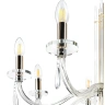 Люстра Crystal Lux AURELIO SP8 GOLD+CHROME/TRANSPARENT