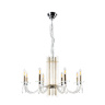 Люстра Crystal Lux AURELIO SP8 GOLD+CHROME/TRANSPARENT
