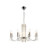 Люстра Crystal Lux AURELIO SP8 GOLD+CHROME/TRANSPARENT