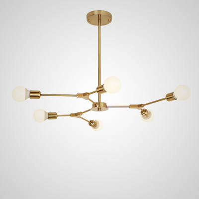 Люстра на штанге LATE D86 Gold ImperiumLoft