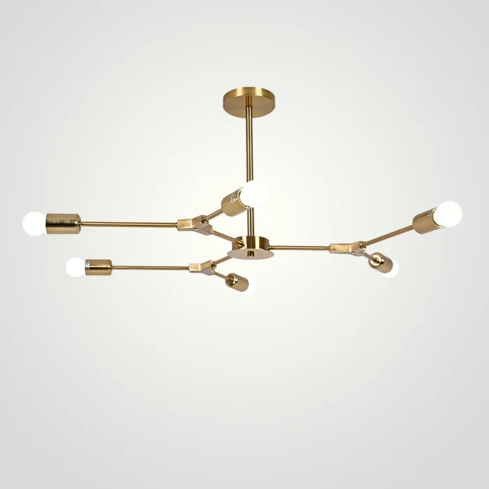 Люстра на штанге LATE D86 Gold ImperiumLoft