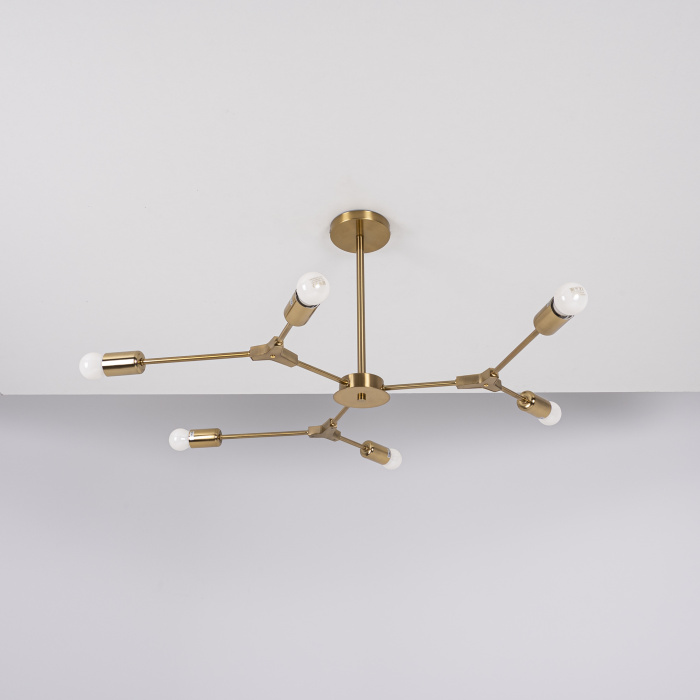 Люстра на штанге LATE D86 Gold ImperiumLoft