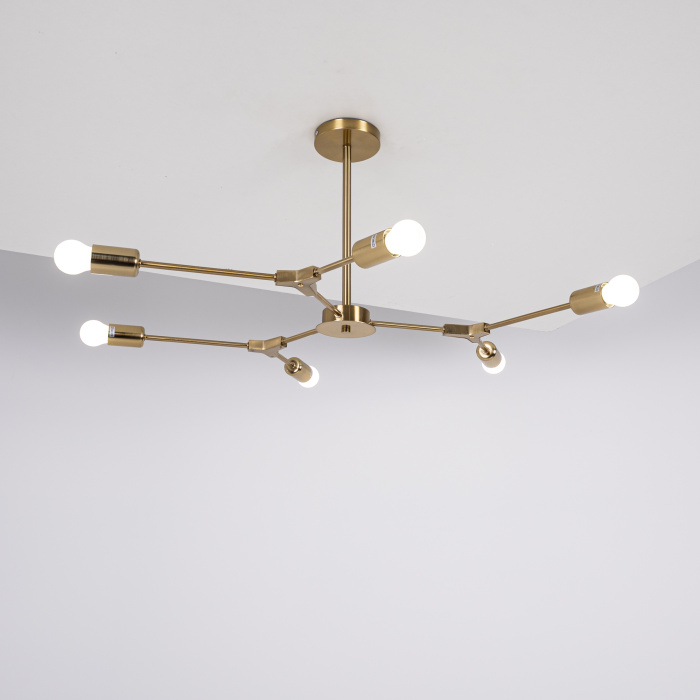 Люстра на штанге LATE D86 Gold ImperiumLoft