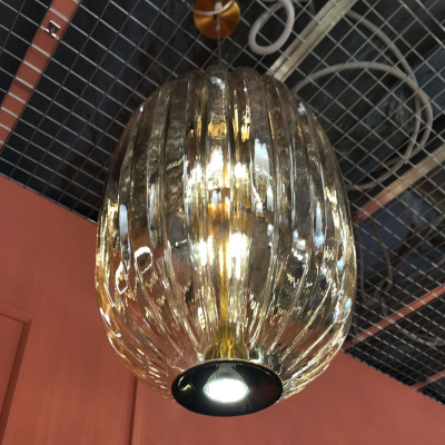 Подвесной светильник Cloyd KAROO P7 / выс. 50 см - янтар. стекло (арт.10516)