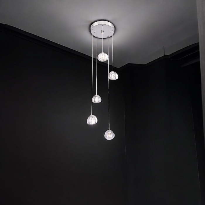 Подвесная люстра METEORA 5 ImperiumLoft