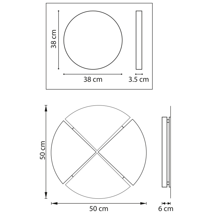 Бра Emisfero Lightstar 737616