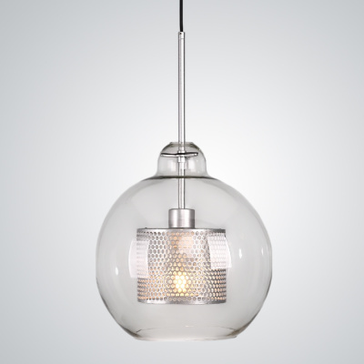 Подвесной светильник CATCH F pear silver D30 ImperiumLoft