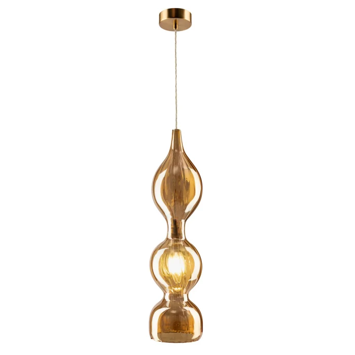 Светильник подвесной Crystal Lux IRIS SP1 B AMBER