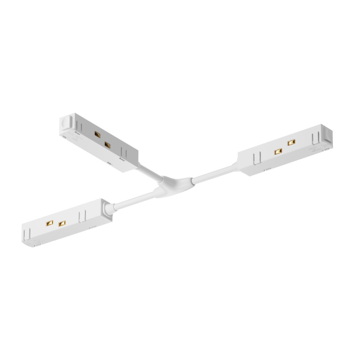 Коннектор питания Т-образный Gravity белый Maytoni TRA004CWT-22W
