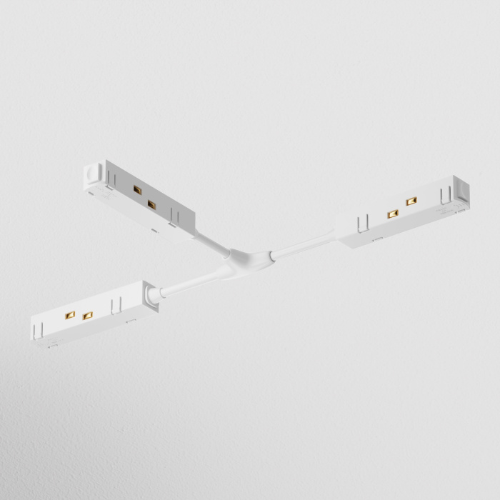 Коннектор питания Т-образный Gravity белый Maytoni TRA004CWT-22W