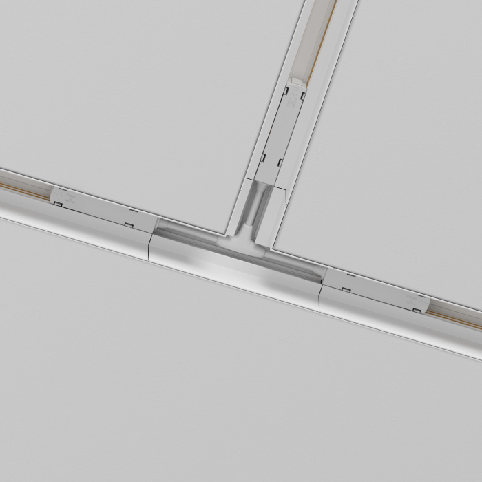 Коннектор питания Т-образный Gravity белый Maytoni TRA004CWT-22W