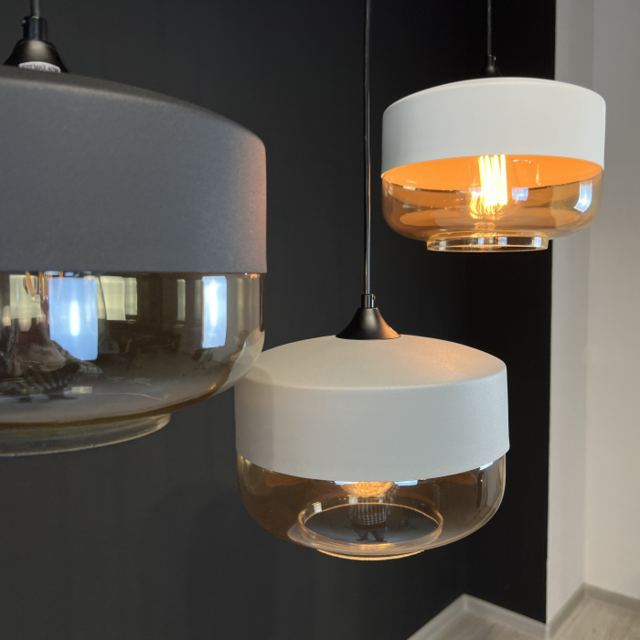 Подвесной светильник NORD D D25 Gray/Amber ImperiumLoft