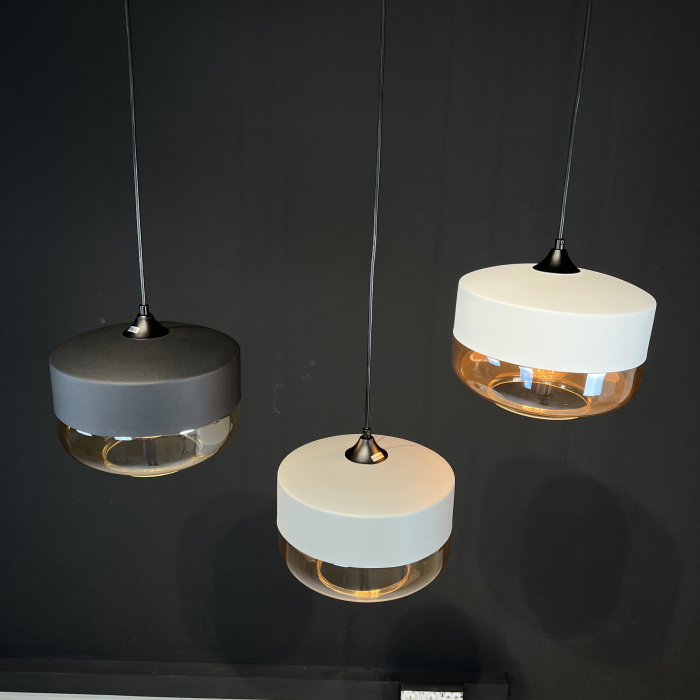 Подвесной светильник NORD D D25 Gray/Amber ImperiumLoft